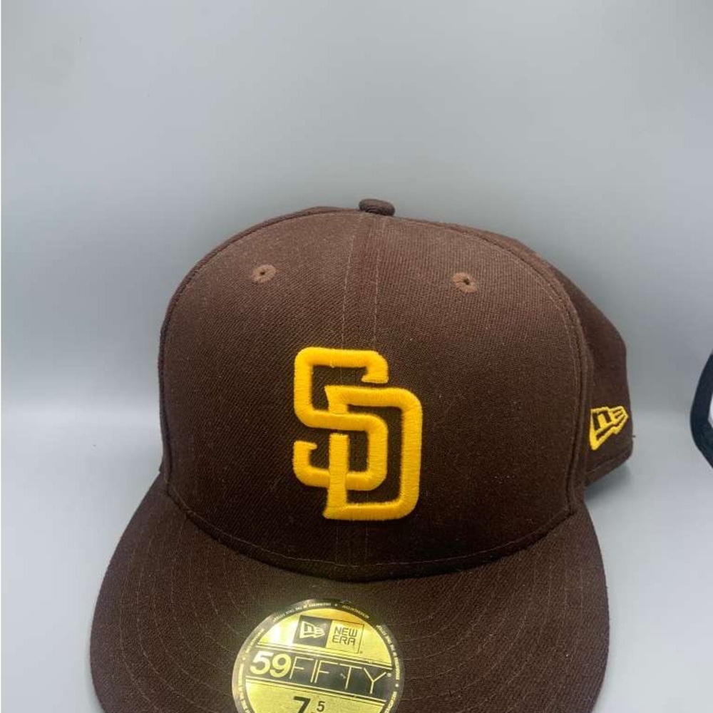 New Era Brown Cap with Gold Logo